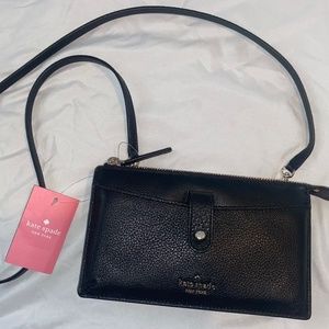 Kate Spade purse, black, tags still on/never used.